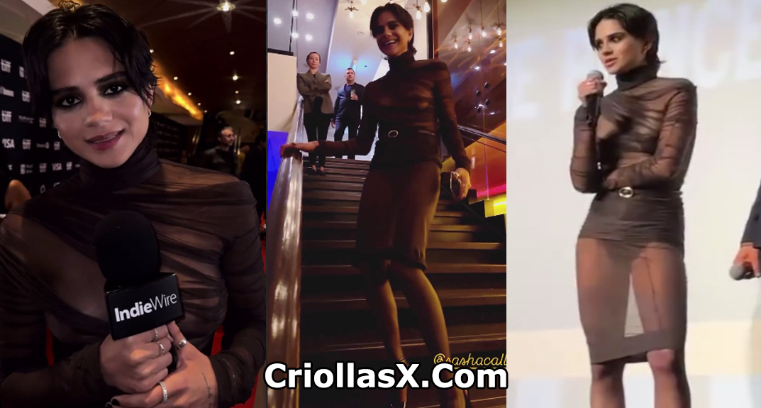 Sasha Calle famosa se le ven los pechos – Famosas