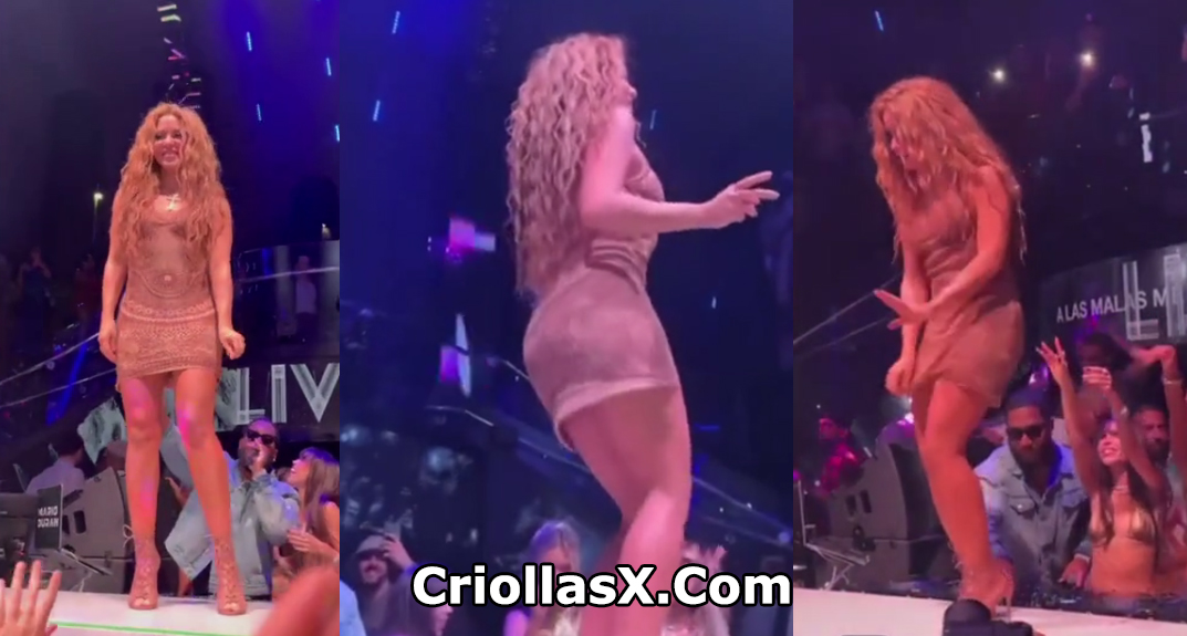 Shakira intenta grabarse debajo de la falda mientras baila – Celebridades
