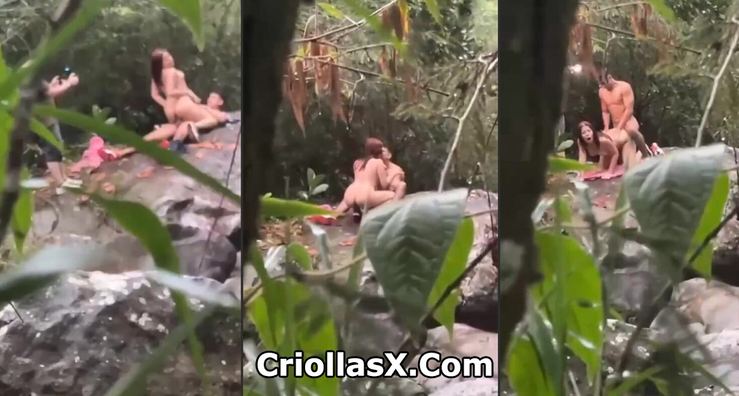 Videos Porno xxx Pareja colombiana pillados en el rio grabando escena porno para onlyfans Colombia