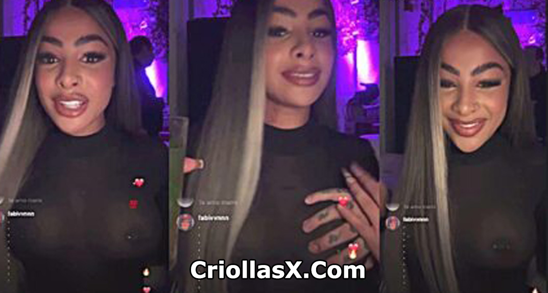Videos Porno xxx La famosa Yailin expones sus Tetas Grandes en Live de Instagram
