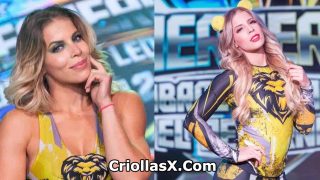 Videos Porno xxx Tatiana Angel de guerreros canal 1 descuido en vivo muestra sus senos