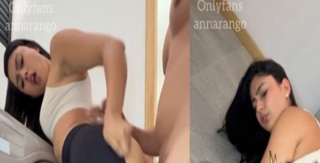 Annarango Colombiana tiene sexo en lavandería para OnlyFans Colombia