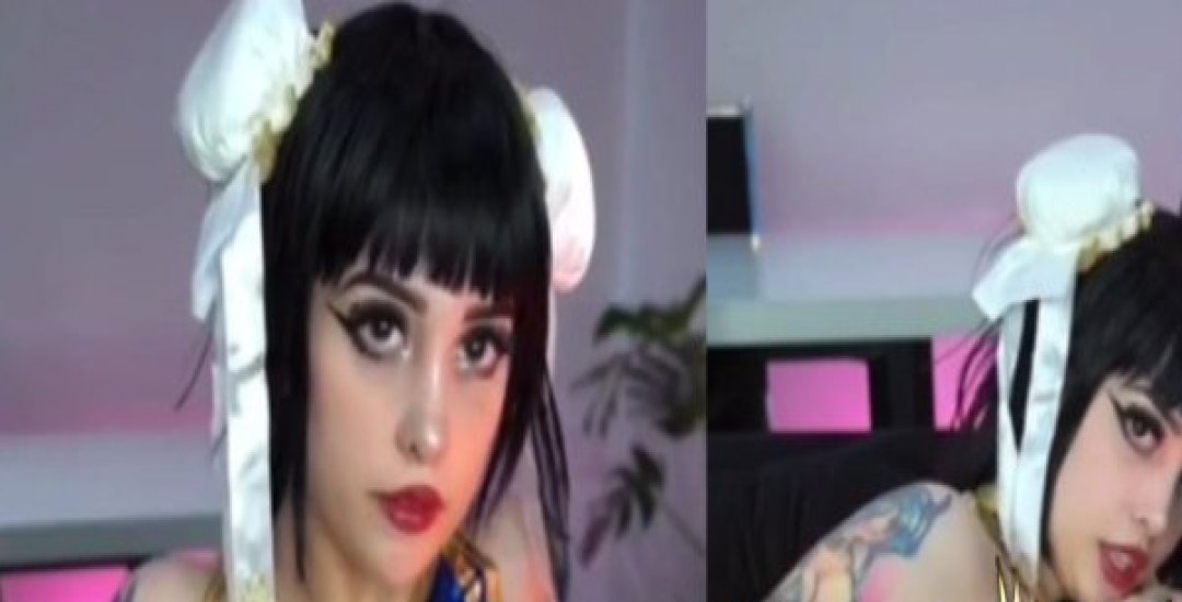 Demon_Mika Latina tocandose su culo para OnlyFans Latino