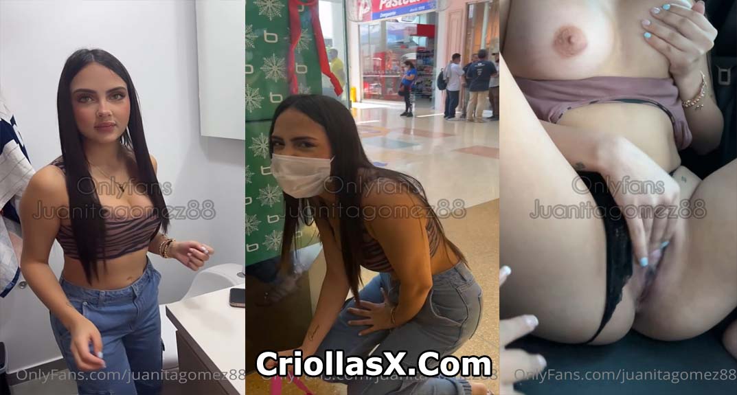 JuanitaGomez88 Colombiana se Exhita con Vibrador en el Centro Comercial para Onlyfans Gratis